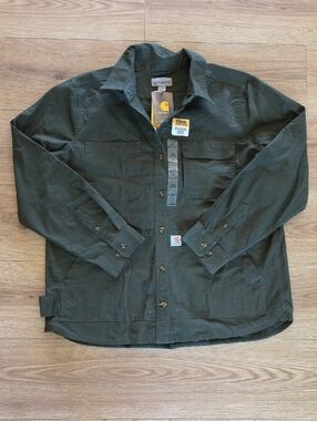 Carhartt Forest Green Lightweight Shirt Jacket, *NWT*, Size Extra Large